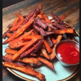 Tri-Color Sweet Potato Fries